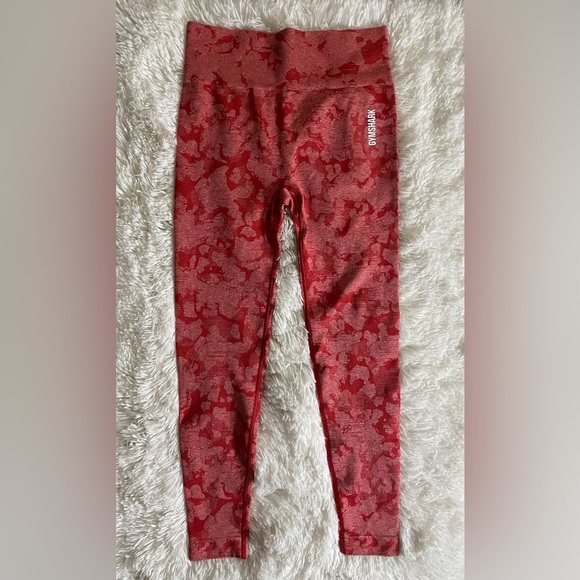 Gymshark adapt camo seamless leggings red color - Picture 3 of 5